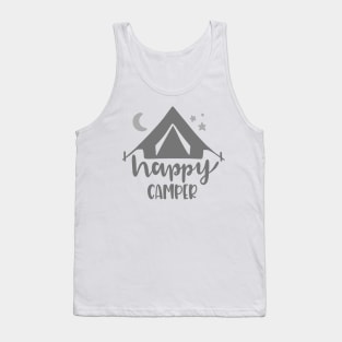 Happy Camping Outdoors Shirt, Hiking Shirt, Adventure Shirt Tank Top